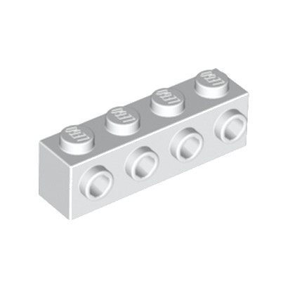 LEGO 4143254 BRIQUE 1X4 W. 4 KNOBS - BLANC