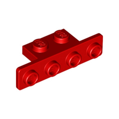LEGO 6168619 ANGLE PLATE 1X2/1X4 - RED