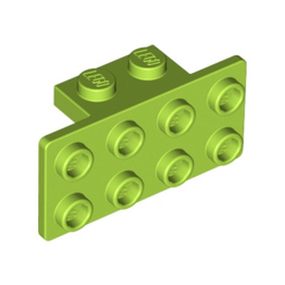 LEGO 4617067 ANGLE PLATE 1X2 / 2X4 - BRIGHT YELLOWISH GREEN