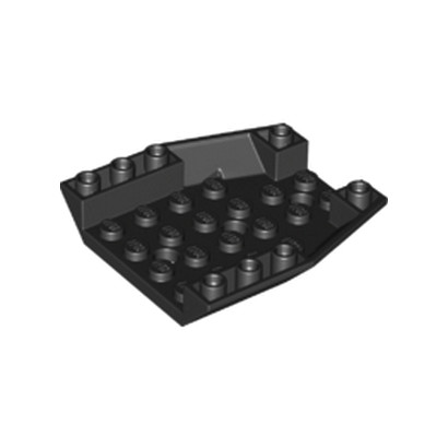 LEGO 6195436 ROOF TILE 6X6X1, INV. DEG. 45/18 - NOIR