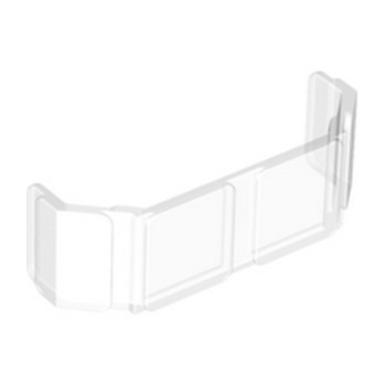 LEGO 6284181 GLASS FOR TRAIN FRONT 2x6x2 - TRANSPARENT