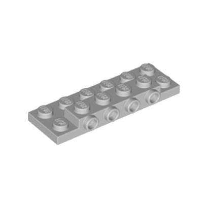 LEGO 6102575 PLATE 2X6X23 W 4 HOR. KNOB - MEDIUM STONE GREY