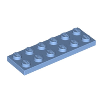 LEGO 6101858 PLATE 2X6 - MEDIUM BLUE