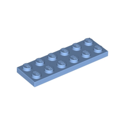 LEGO 6101858 PLATE 2X6 - MEDIUM BLUE