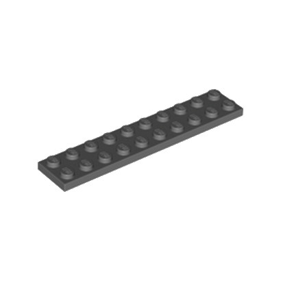 LEGO 4210678 PLATE 2X10 - DARK STONE GREY
