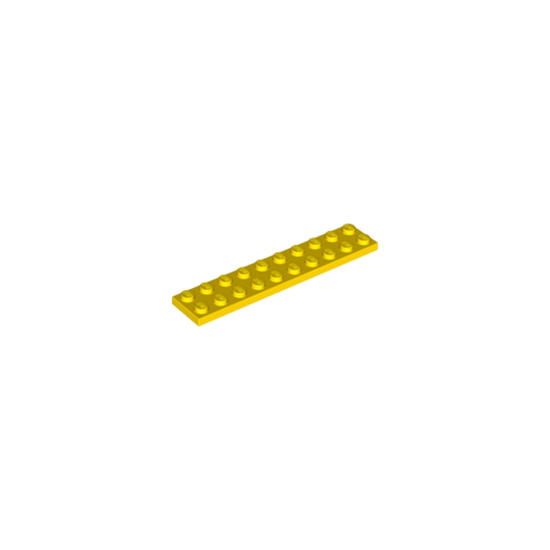 LEGO 383224 PLATE 2X10 - YELLOW
