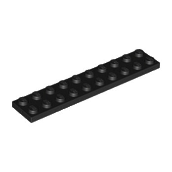LEGO 383226 PLATE 2X10 - BLACK