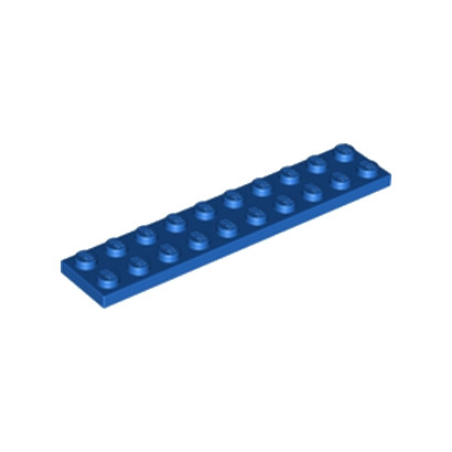 LEGO 383223 PLATE 2X10 - BLUE