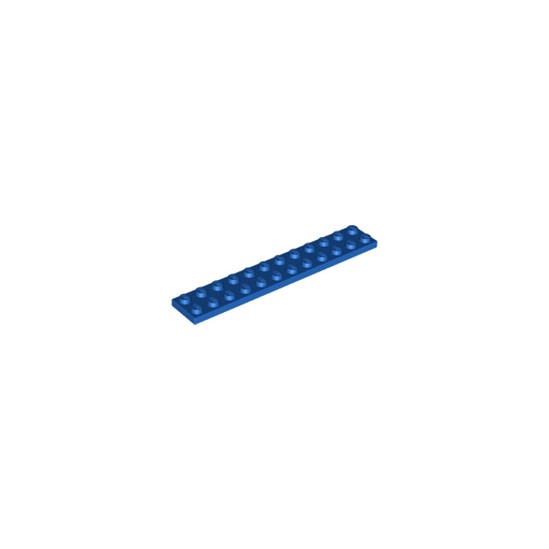 LEGO 244523 PLATE 2X12 - BLEU