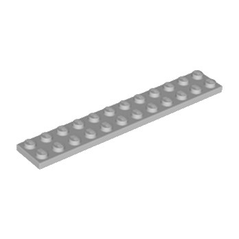 LEGO 4211360  PLATE 2X12 - MEDIUM STONE GREY
