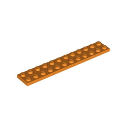 LEGO 6056707 PLATE 2X12 - ORANGE