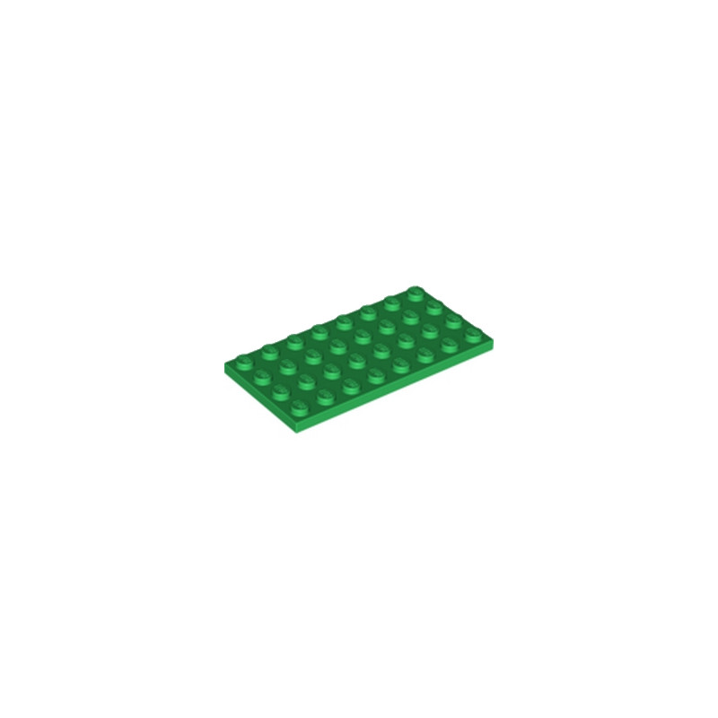 LEGO 4277361 PLATE 4X8 - DARK GREEN