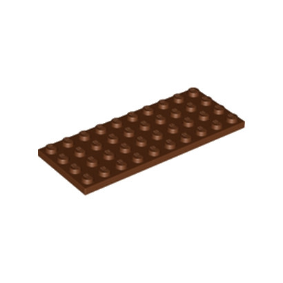 LEGO 4225715 PLATE 4X10 - REDDISH BROWN