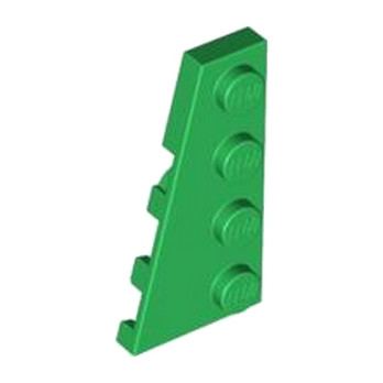 LEGO 4543262 PLATE 2X4 ANGLE GAUCHE - DARK GREEN