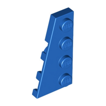 LEGO 6430083 LEFT PLATE 2X4 W/ ANGLE - BLUE