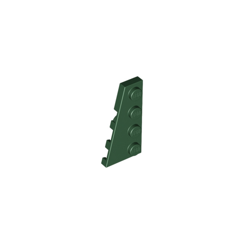 LEGO 4648340 PLATE 2X4 ANGLE GAUCHE - EARTH GREEN