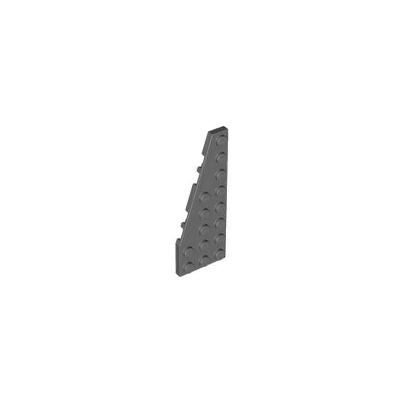 LEGO 4529728 PLATE 3X8 ANGLE GAUCHE  - DARK STONE GREY