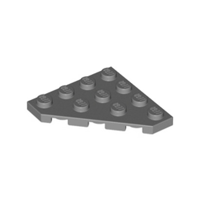 LEGO 4210728 PLATE D'ANGLE 45 DEG. 4X4 - DARK STONE GREY