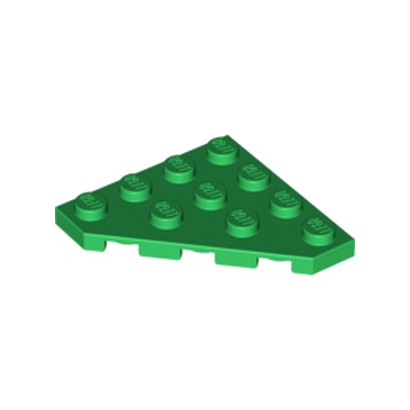 LEGO 4651215 PLATE D'ANGLE 45 DEG. 4X4 - DARK GREEN