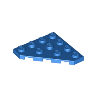LEGO 6331843 CORNER PLATE 45 DEG. 4X4 - BLUE