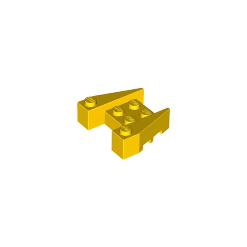 LEGO 4264028 BRIQUE 4X4/18° - JAUNE