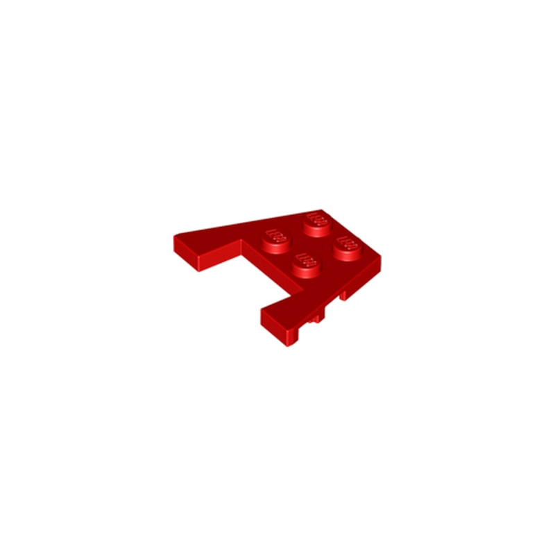 LEGO 6170523 PLATE ANGLE COUPE 3X4 - ROUGE