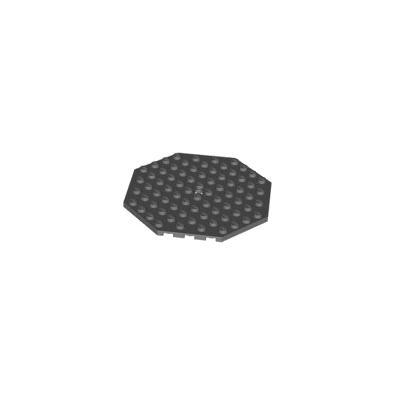LEGO 4583688 PLATE OCTAGONAL 10X10 - DARK STONE GREY