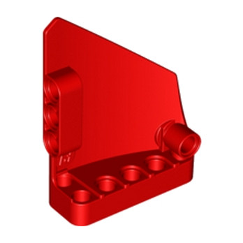 LEGO 6293391 TECHNIC LEFT PANEL 5X7 - RED