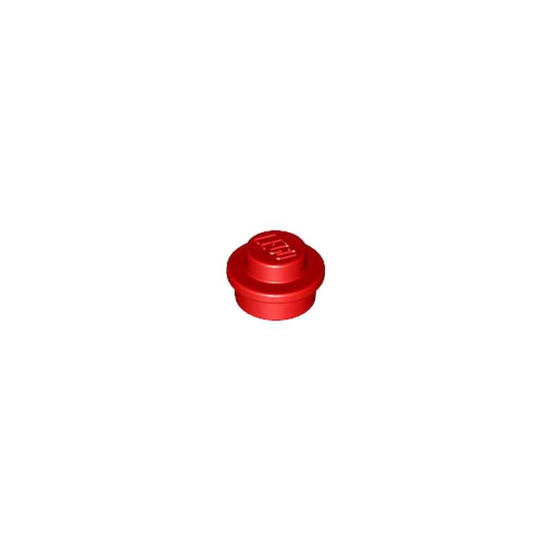 LEGO 614121 ROND 1X1 - ROUGE