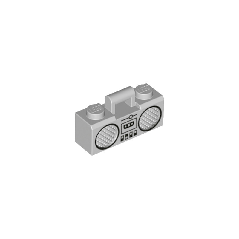 LEGO 6138216 POSTE DE RADIO - MEDIUM STONE GREY