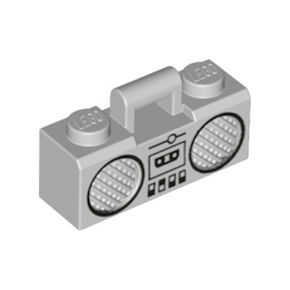 LEGO 6138216 POSTE DE RADIO - MEDIUM STONE GREY