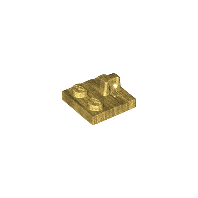 LEGO 6195270 PLATE 2X2 STUMP/TOP - WARM GOLD