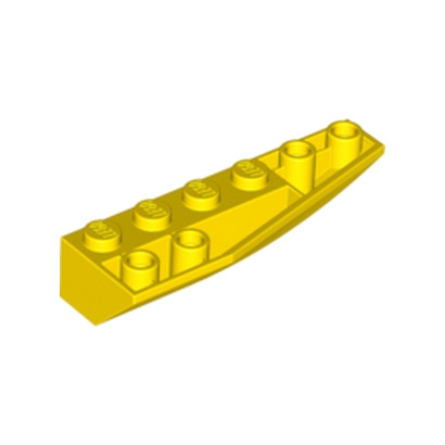 LEGO 6097422 RIGHT SHELL 2X6W/BOW/ANGLE,INV - JAUNE