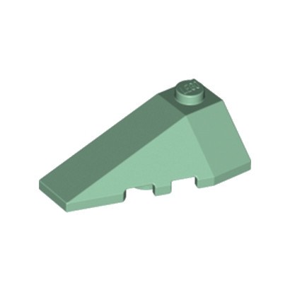 LEGO 6187609 LEFT ROOF TILE 2X4 W/ANGLE - SAND GREEN