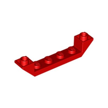 LEGO 4259678 INVERTED ROOF TILE 6X1X1 - ROUGE