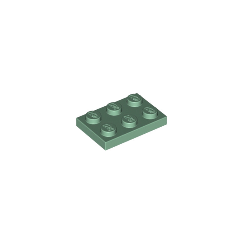 LEGO 6184348 PLATE 2X3 - SAND GREEN