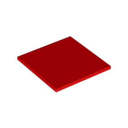 LEGO 6192007 FLAT TILE 6X6 - RED