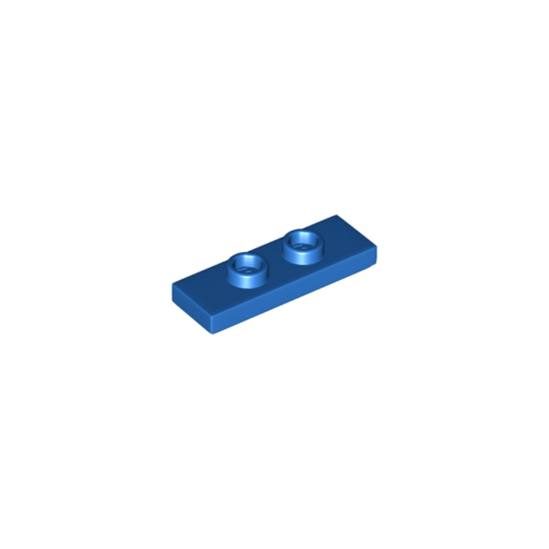 LEGO 6231513 PLATE 1X3 W/ 2 KNOBS - BLEU