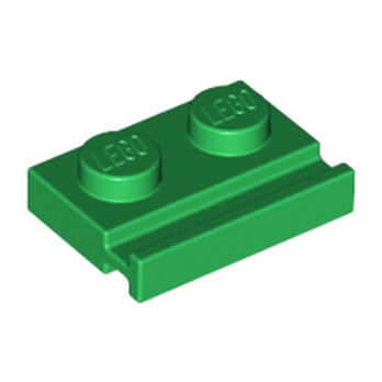 LEGO 4107760 PLATE 1X2 - DARK GREEN