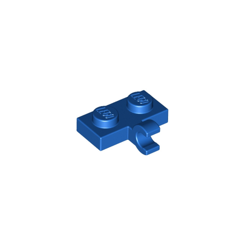 LEGO 6213381 PLATE 1X2 W. 1 HORIZONTAL SNAP - BLEU