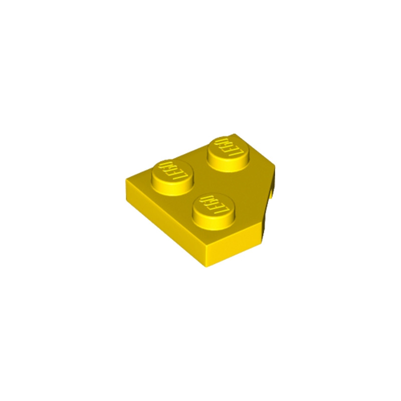 LEGO 6195184 PLATE 2X2, CORNER, 45 DEG. - JAUNE