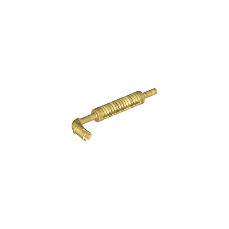 LEGO 6289765 EXHAUST PIPE W/ SNAP - WARM GOLD