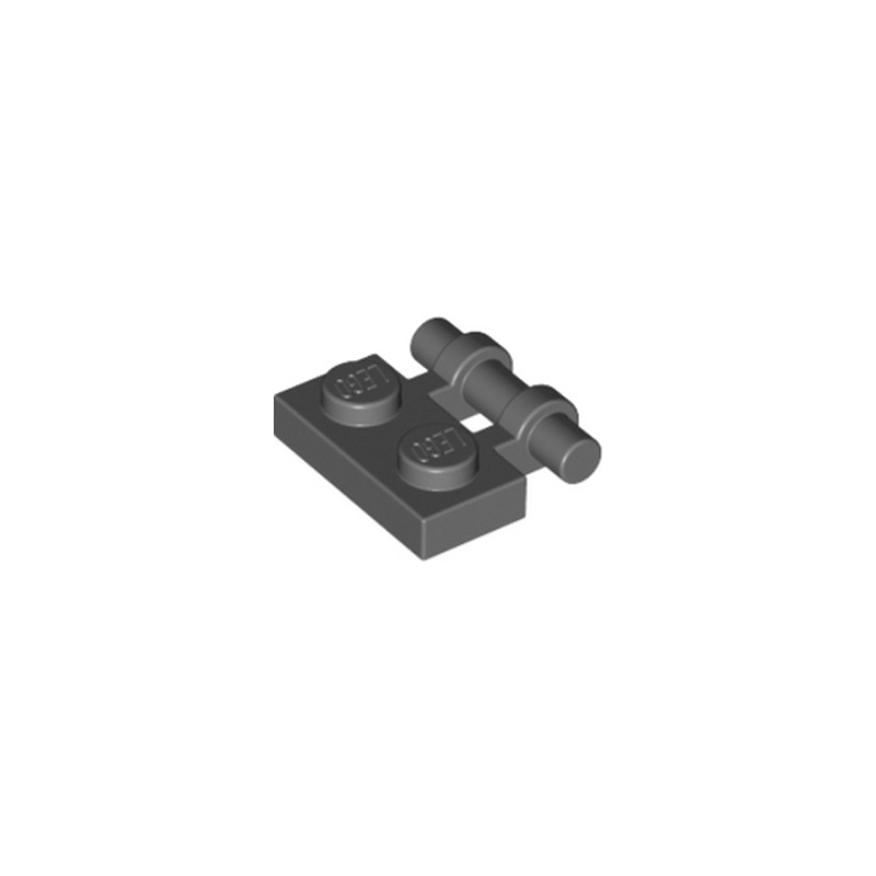 LEGO 4210660 PLATE 1X2 W. STICK - DARK STONE GREY