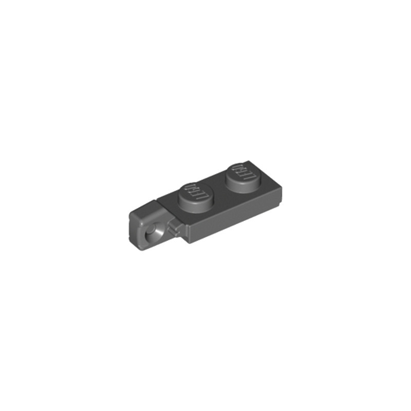 LEGO 4210883 PLATE 1X2 W/STUB VERTICAL/END - DARK STONE GREY