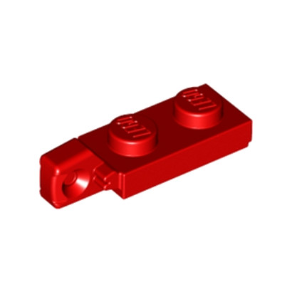LEGO 4183039 PLATE 1X2 W/STUB VERTICAL/END - ROUGE