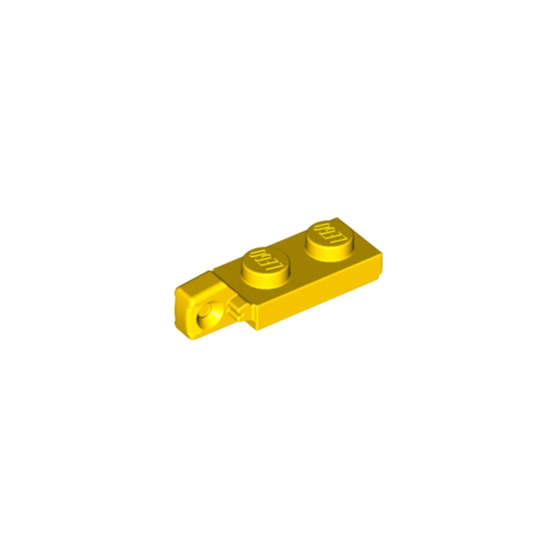 LEGO 6411797 PLATE 1X2 W/STUB VERTICAL/END - JAUNE