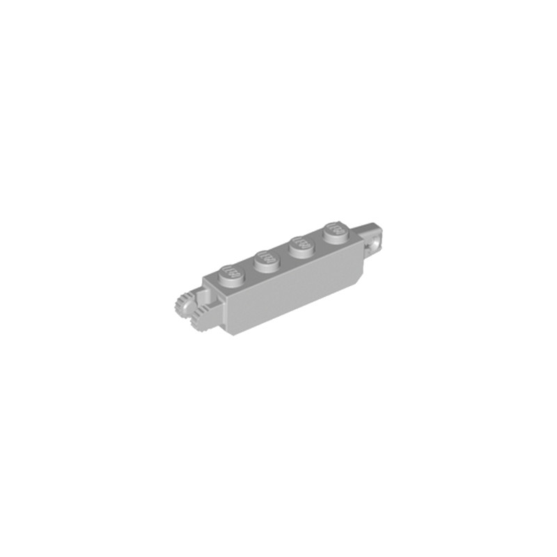 LEGO 4211695 BRIQUE 1X4 FRIC/STUB/FORK VERT. - MEDIUM STONE GREY