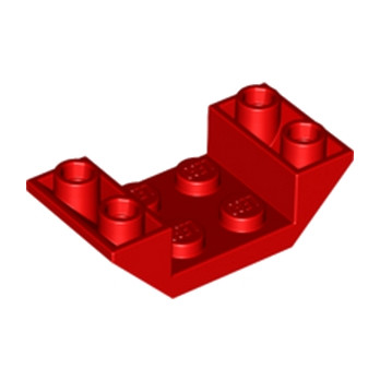 LEGO 487121  ROOF TILE 2X4 INV. - ROUGE