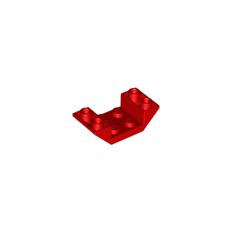 LEGO 487121  ROOF TILE 2X4 INV. - ROUGE