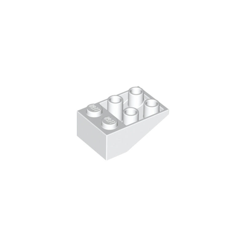 LEGO 6435932 ROOF TILE 2X3/25° INV. - WHITE